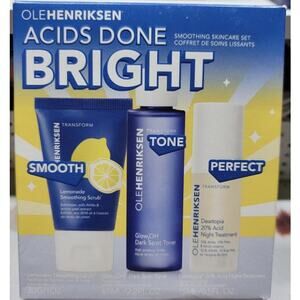 Ole Henriksen Acids Done Bright Smoothing Skincare Set – 3-Piece Kit